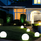 Lampada a Sfera Bianca da Giardino 40 cm - Attacco E27 Max - immagine 3