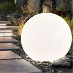 Lampada a Sfera Bianca da Giardino 40 cm - Attacco E27 Max - immagine 5