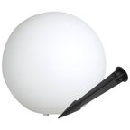 Lampada a Sfera Bianca da Giardino 40 cm - Attacco E27 Max - immagine 2