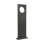 Lampada LED da Giardino 12W - Alluminio Grigio, Fissaggio a