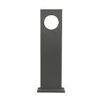 Lampada LED da Giardino 12W - Alluminio Grigio, Fissaggio a - immagine 2