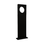 Lampada LED da Giardino 12W - Alluminio Nero, Fissaggio a