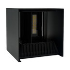 Applique LED da muro nera 22W doppia emissione con CCT 3in1