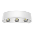 Applique LED da muro bianca 16W doppia emissione up & down - immagine 2