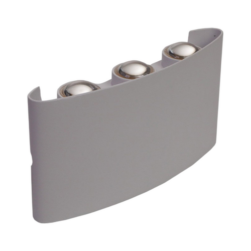 Applique LED da muro grigia 16W doppia emissione up & down con CCT selezionabile 3000K 4000K 6500K IP65 per esterno