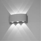 Applique LED da muro grigia 16W doppia emissione up & down - immagine 4