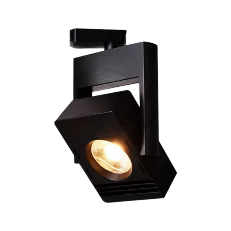 Faretto Proiettore a Binario Track Light LED COB 30W – 2700 Lumen, CRI >90, Luce Naturale 4000K