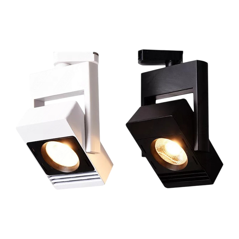Faretto Proiettore a Binario Track Light LED COB 30W – 2700 Lumen, CRI >90, Luce Naturale 4000K