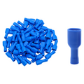 Confezione da 50 Pezzi – Terminale Isolato Capicorda Femmina FDFD2-250 per Cavi da 1,5 mm² a 2,5 mm² – Blu