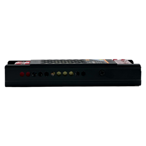 Alimentatore slim metallico stabilizzato switching trimmer 220V DC12V 5A 60 watt colore nero