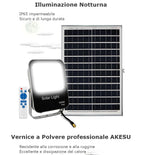Proiettore LED a Batteria con Pannello Solare - FSO-100W - immagine 3