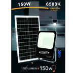 Proiettore LED a Batteria con Pannello Solare - FSO-150W - immagine 6