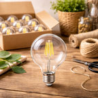 Lampadina LED Globo G125 18W Attacco E27 Filamento in Vetro - immagine 2