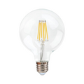 Lampadina LED Universo G125-18W – Attacco E27, 18W, Globo G125 a Filamento, Vetro Trasparente, 2380 Lumen, CCT 2700K/4000K/6500K