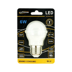 Lampadina LED E27 - 6W Miniglobo G45 Colorata, 540 Lumen - immagine 2
