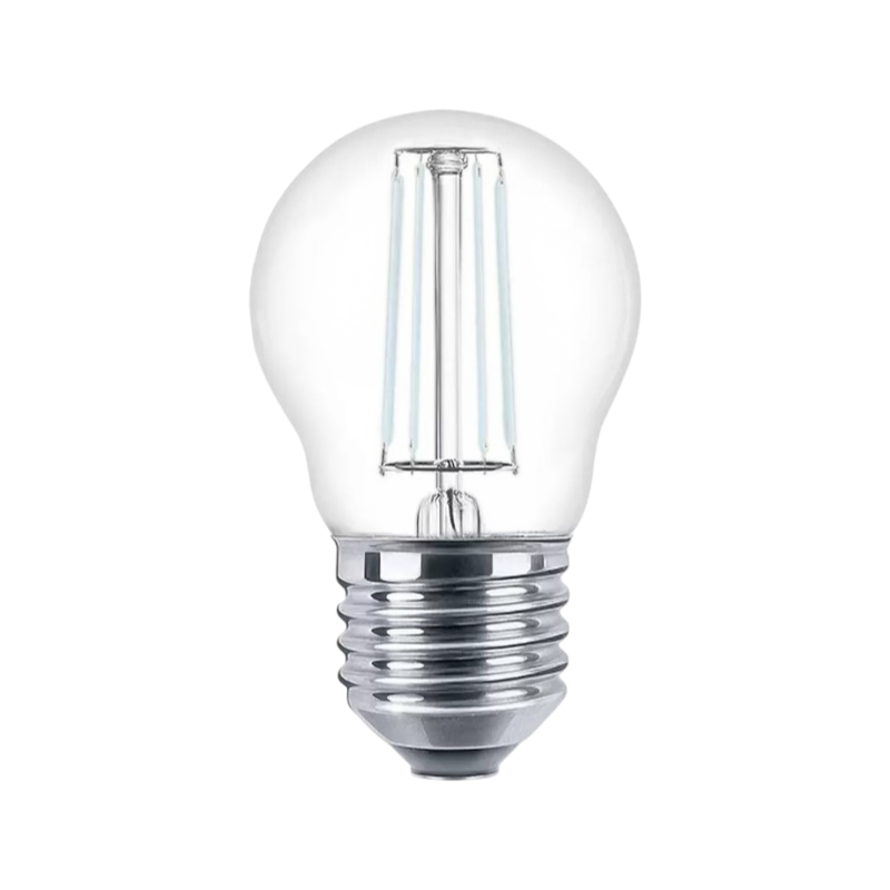 Confezione da 10 Pezzi Universo – Lampadina LED E27 Colorata 4W, Miniglobo G45 a Filamento, 440 Lumen, Colore Rosso/Verde/Blu
