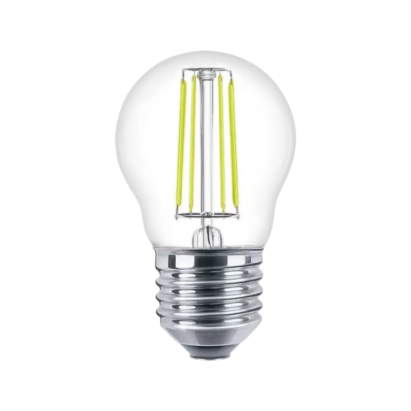Confezione da 15 Pezzi Universo – Lampadina LED E27 Colorata 4W, Miniglobo G45 a Filamento, 440 Lumen, Colore Rosso/Verde/Blu