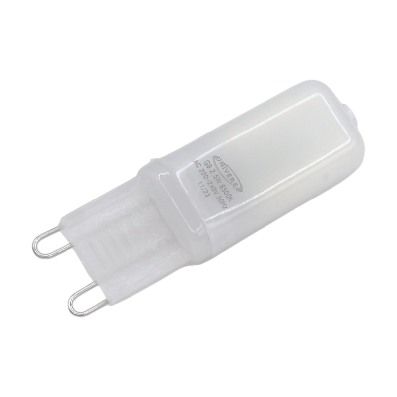 Confezione da 5 Pezzi Universo G9-2.5W-O – Mini Lampadina Bulb Spotlight SMD LED 2835, G9 2.5W, 200 Lumen, CCT 3000K/4000K/6500K