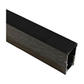 Binario Lineare Esterno in Alluminio Nero Universo per Track Lights Magnetiche DC 48V – Lunghezza 2 Metri