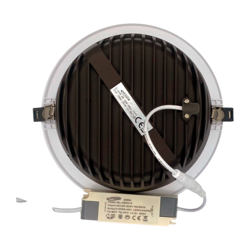 Faretto SMD LED da Incasso Rotondo Universo 40W – 4000 Lumen, Luce 4000K / 6500K