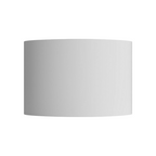 Applique Plafoniera Ovale in Gesso Verniciabile - Doppia - immagine 2