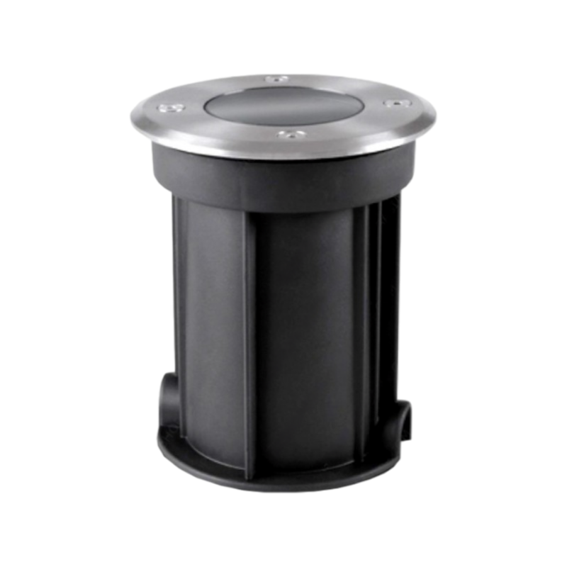 SEGNAPASSO PORTALAMPADA DA INTERRAMENTO CALPESTABILE CON LAMPADA GU10 5W IP65