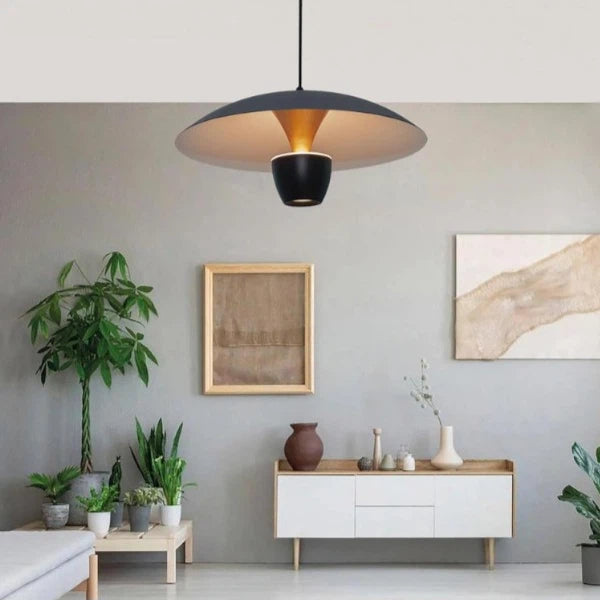 Lampadario LED a Sospensione Moderno 11W – 880 Lumen, Colore Bianco o Nero, IP20