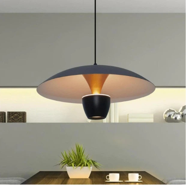 Lampadario LED a Sospensione Moderno 11W – 880 Lumen, Colore Bianco o Nero, IP20