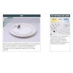 Plafoniera Circolare da Esterno IP66 FUMAGALLI LUCIA Nera - immagine 4