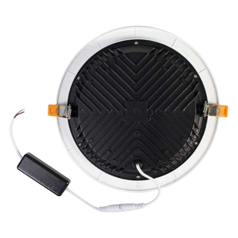 Faretto LED da Incasso Rotondo Universo N-215-3C – 30W COB Downlight, Colore Bianco, CCT Switch per Cambio Colore Luce