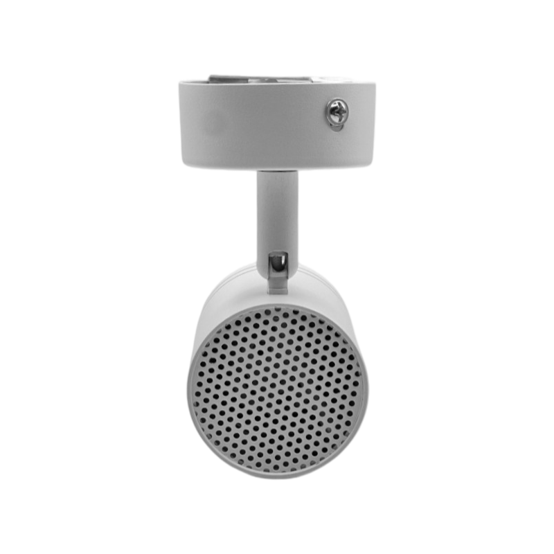 Portafaretto Rotondo Universo P28-GU10-B per Faretto LED Spotlight GU10 – Testina Orientabile, Colore Bianco