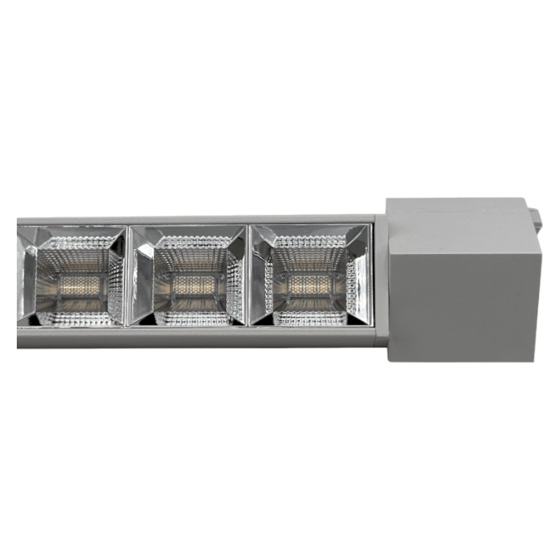Track Light Faretto Lineare LED SMD Universo PST-47-N – 26W, 38°, per Binario Elettrificato Monofase, Colore Bianco