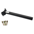 Supporto Braccio Palo a Muro per Armature Stradali – Colore Nero, Lunghezza 45 cm, Diametro 4,8 cm