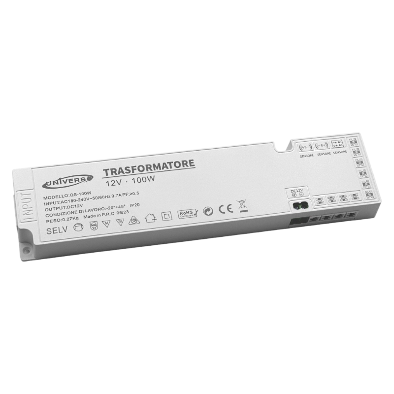 Kit Interruttore con Sensore Tattile – Pulsante Touch con Alimentatore 100W per Accensione Strisce LED