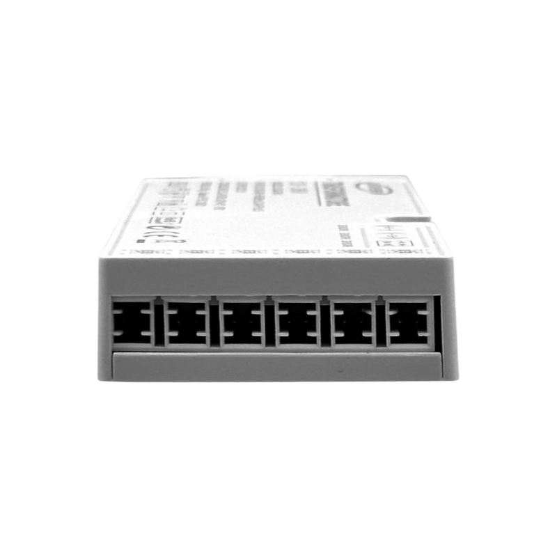 Alimentatore switching DC 12V 24W 2A con 6 uscite e 3 ingressi per sensore, ideale per strip LED e impianti di illuminazione LED per uso domestico e professionale
