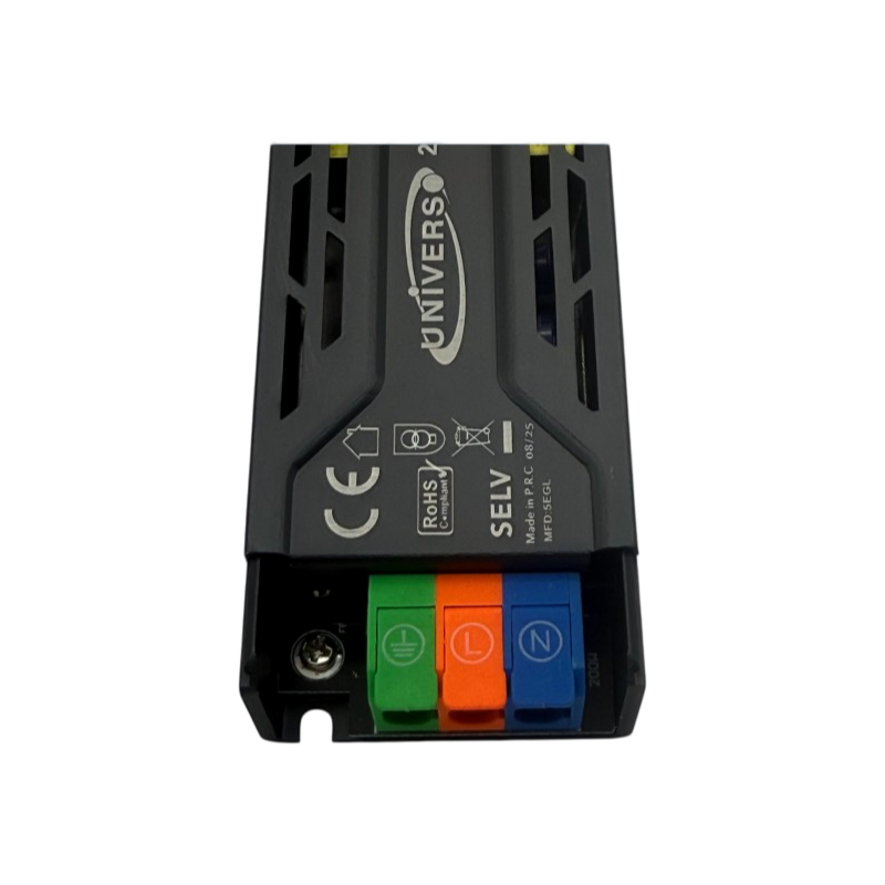 UNIVERSO RG-24V-200W Alimentatore switching dimmer con regolazione luminosità DC 24V 8.33A 200W IP20