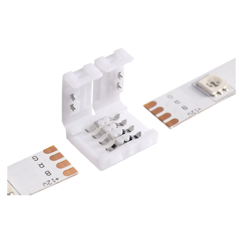 Connettore Consecutivo per Strisce LED RGB 4 Pin | Confezione 10 Pezzi