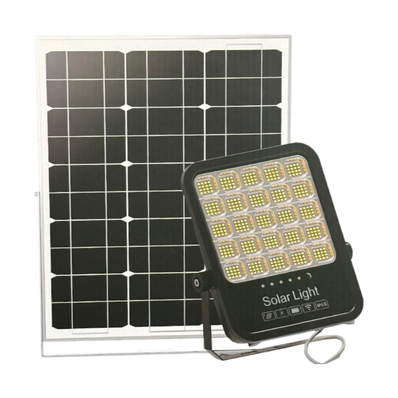 Proiettore LED Solare UNIVERSO RY-300W-3C | 3300 Lumen IP65 CCT 3in1 3000K-4000K-6500K con Pannello Solare e Telecomando