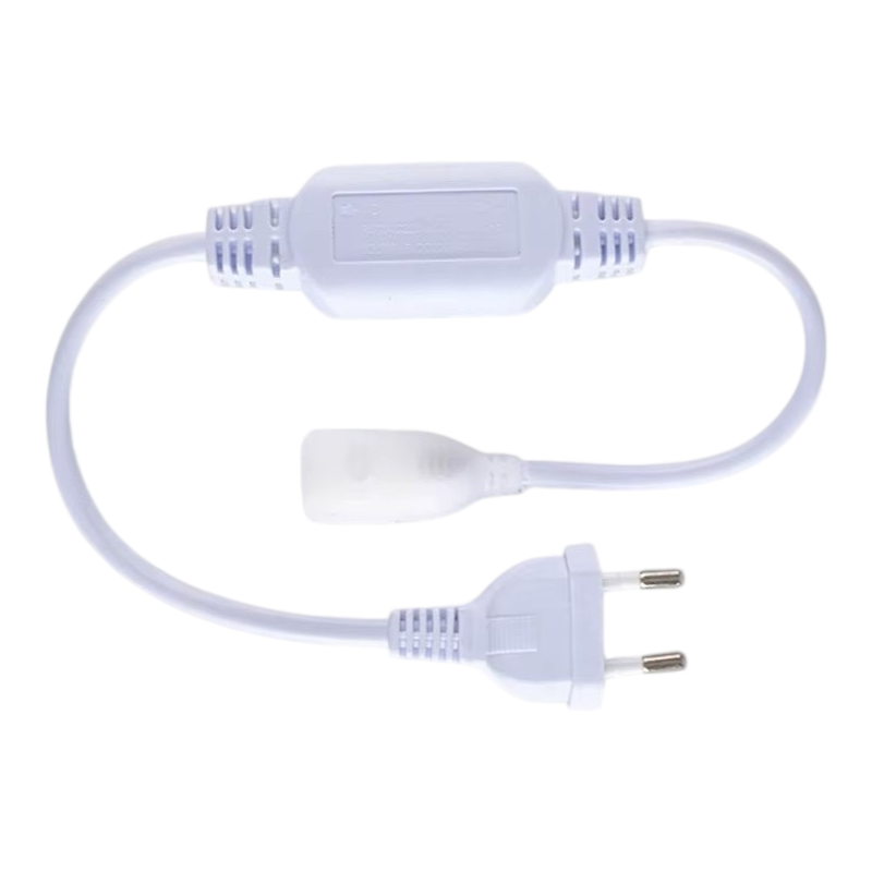 Cavo di Alimentazione con Raddrizzatore per Strip LED COB AC 220V | Larghezza 8mm