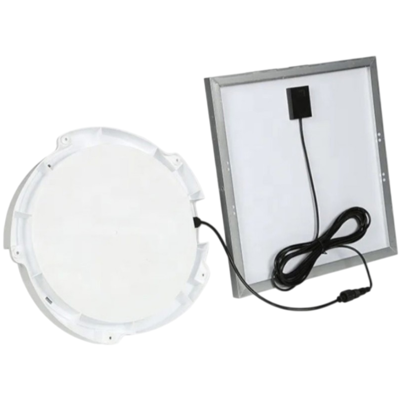 Plafoniera LED 60W Ricaricabile con Pannello Solare – Telecomando Wireless, Illuminazione per Esterni