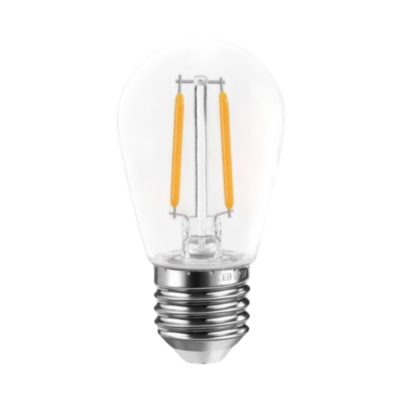 Confezione da 10 Pezzi Universo S14-2C – Lampadina LED SMD 2W S14, AC220V, 130 Lumen, Ideale per Catenarie