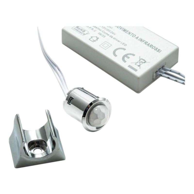 Interruttore con Sensore di Movimento Universo SEN-MOVI per Strip LED – IP20, Accensione Automatica a Infrarossi