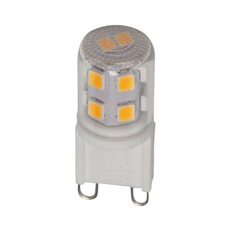 Confezione da 10 Pezzi Universo SPARAC-G9-2.5W-CE1 – Lampadina LED G9, 2.5W Tubolare SMD, 280 Lumen, CCT 3000K/4000K/6500K