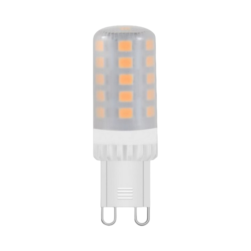 Confezione da 10 Pezzi Universo SPARAC-G9-4W-CE3-N – Lampadina LED G9, 4W Tubolare SMD, 400 Lumen, CCT 3000K/4000K/6500K