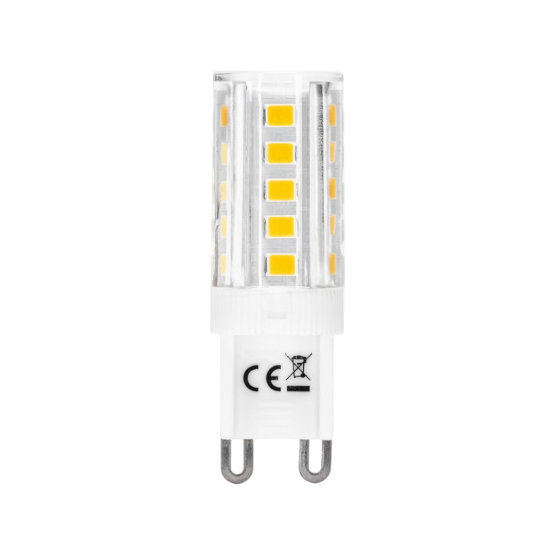 LAMPADINA LED G9 SPOTLIGHT 4W TUBOLARE SMD CHIP 2835 AC 180/265V 120 LUMEN /WATT