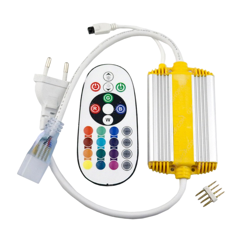 Controller Dimmer RGB per Strisce LED SMD 5050 220V | Telecomando per Colori e Luminosità