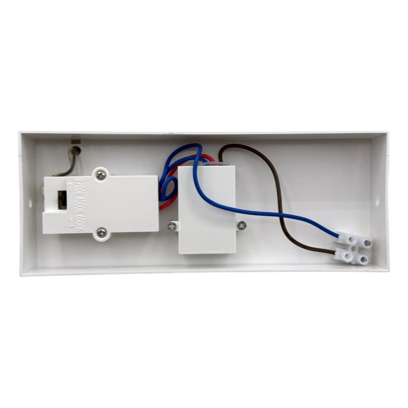 Applique LED da muro bianca 10W SMD con sensore di movimento PIR e CCT 3in1 selezione colore 3000K 4000K 6500K IP54 per esterno