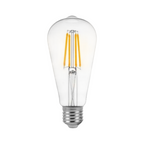 Lampadina LED E27 Universo - 8W Bulb ST64 Filamento, Luce