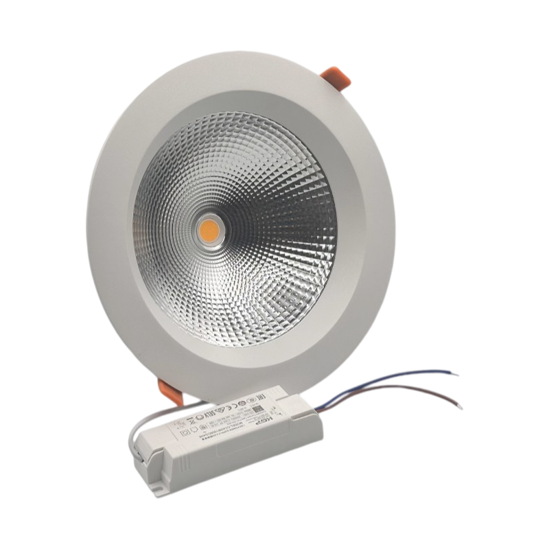 Faretto COB LED da Incasso Rotondo Universo TD08K40-N – 40W Downlight, Colore Bianco, CRI>90, Luce Naturale 4000K
