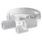 Portalampada Applique da Soffitto con 3 Teste Orientabili - immagine 2